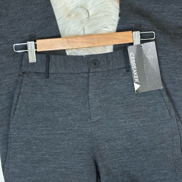 Icebreakers NWT Wool Gray Jet Heather XS Tech Pant - Picture 7 of 7